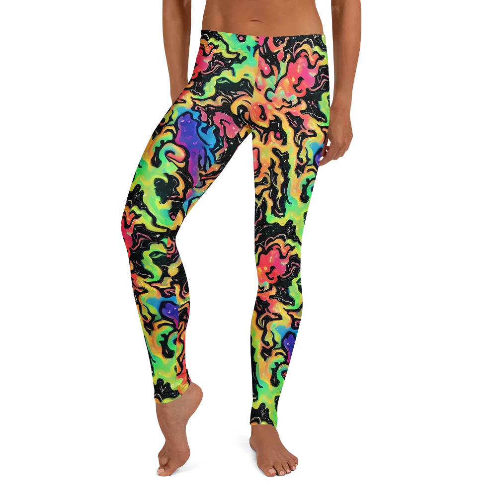 Candy Inferno on Leggings — Front