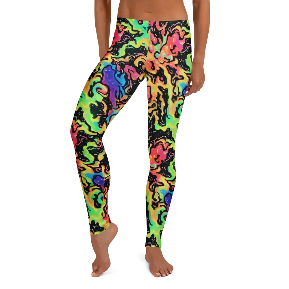 Candy Inferno on Leggings — Front