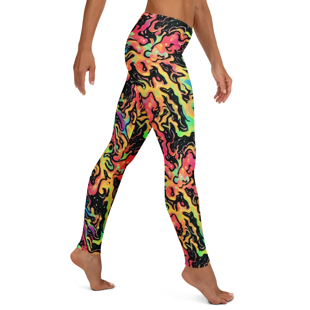 Candy Inferno on Leggings — Right
