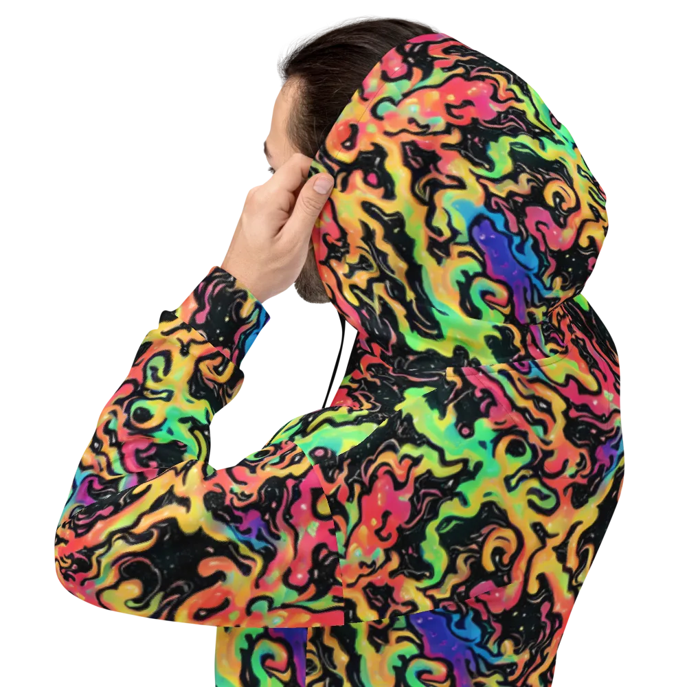 Candy Inferno on Hoodie — Back