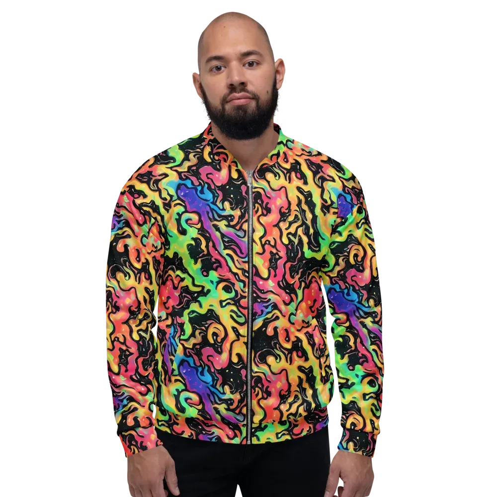 Candy Inferno on Bomber Jacket — Front