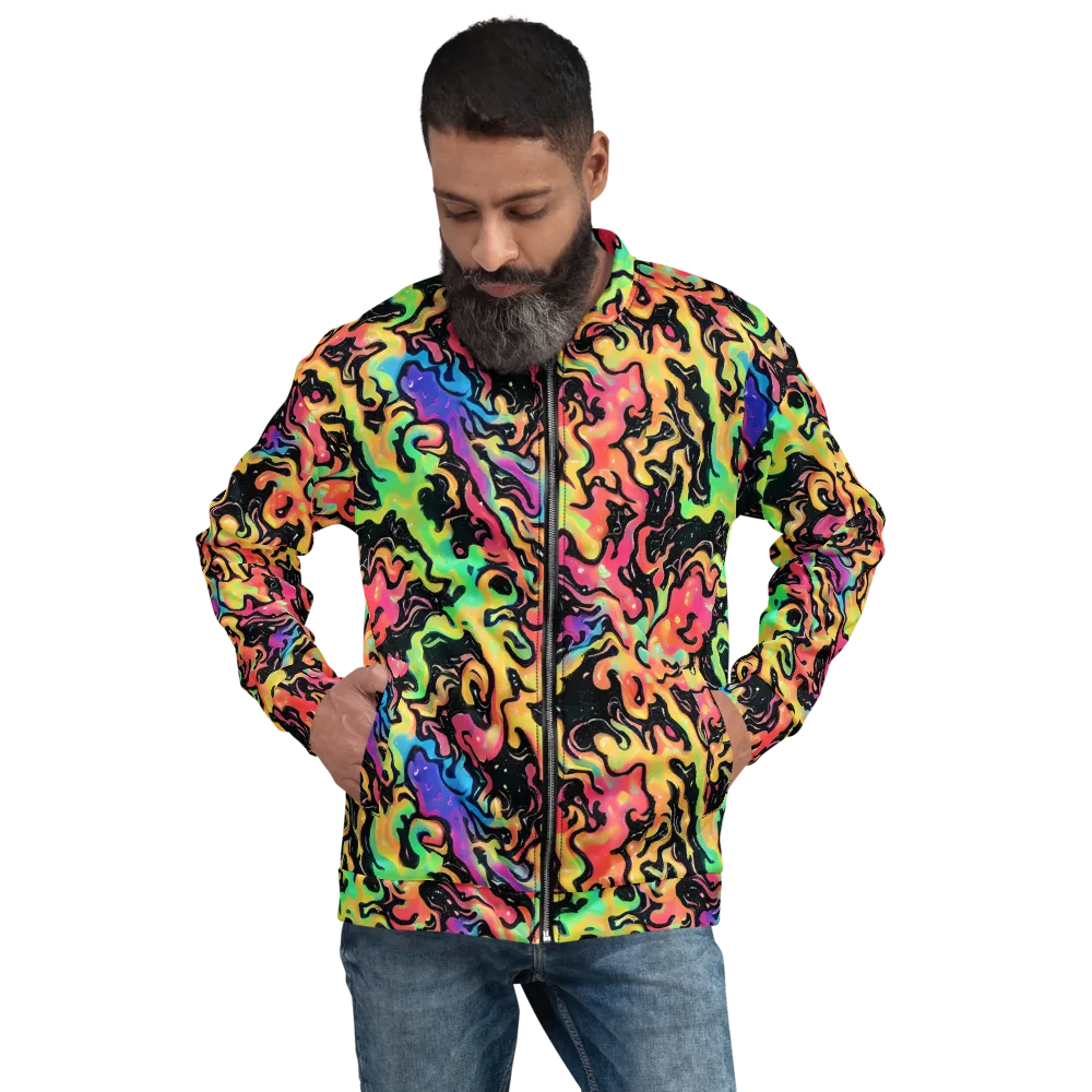 Candy Inferno on Bomber Jacket — Front