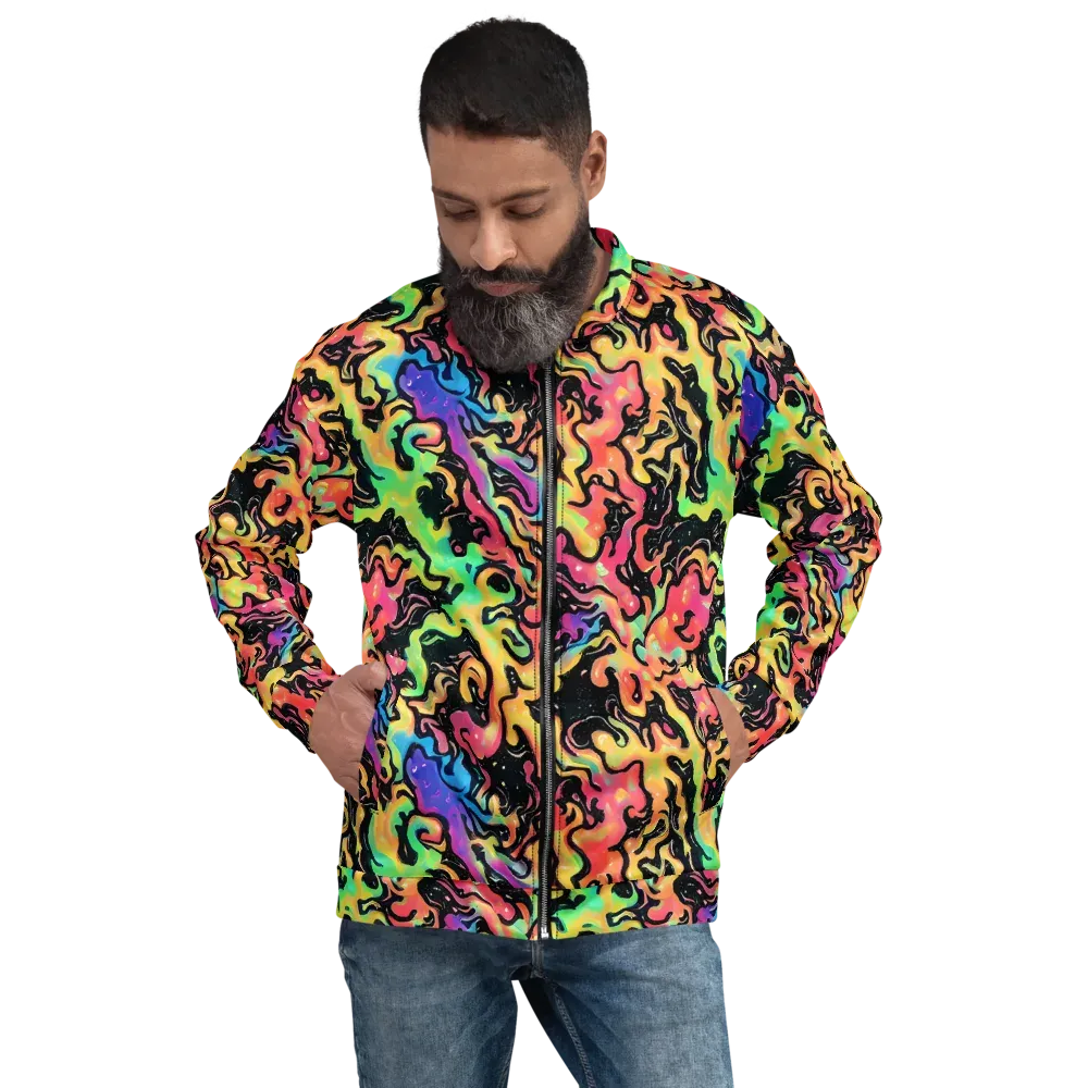 Candy Inferno on Bomber Jacket — Front