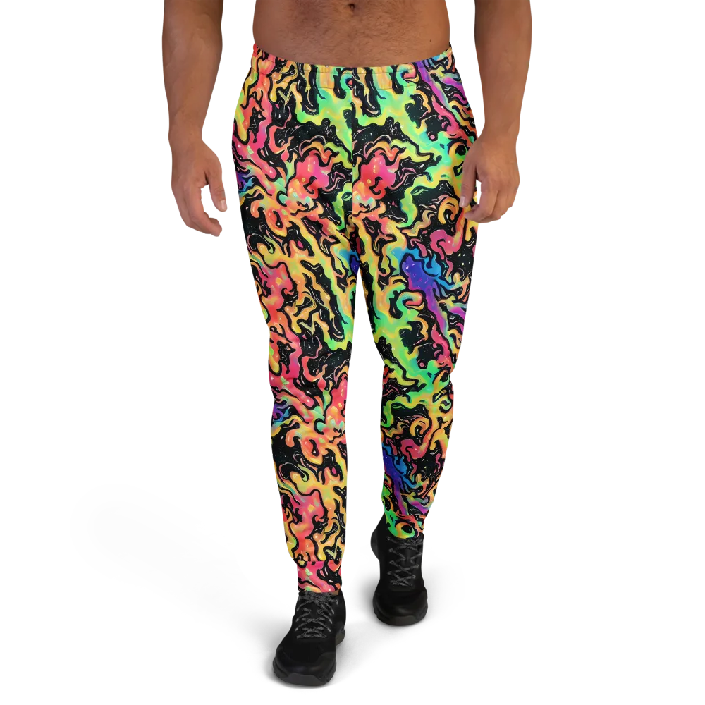 Candy Inferno on Men's Joggers — Front