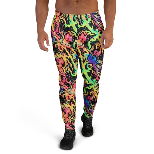 Candy Inferno on a Men's Joggers