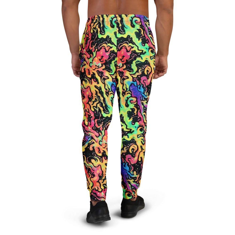 Candy Inferno on Men's Joggers — Back