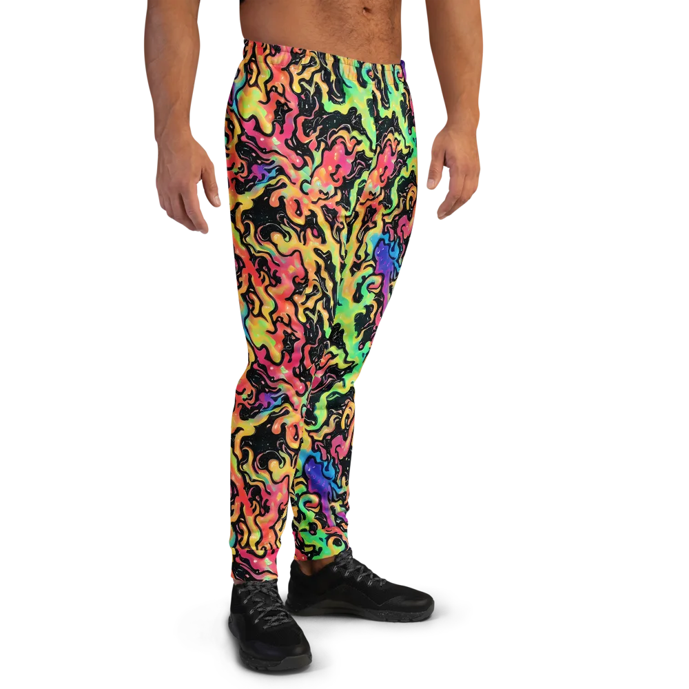 Candy Inferno on Men's Joggers — Right