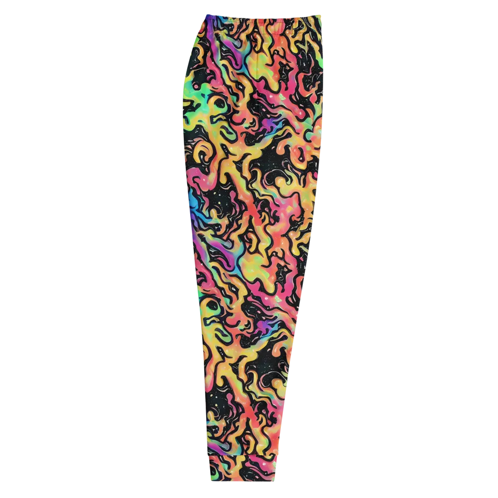 Candy Inferno on Men's Joggers — Right