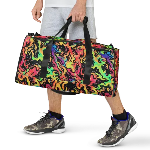 Candy Inferno on a Duffle Bag