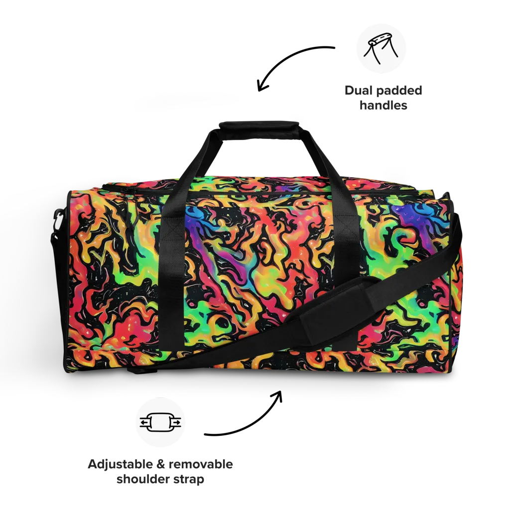 Candy Inferno on Duffle Bag — Front