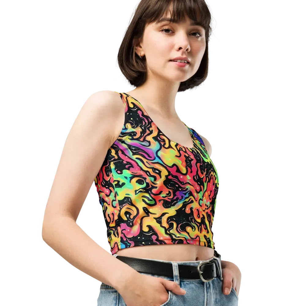 Candy Inferno on Crop Top — Right Front