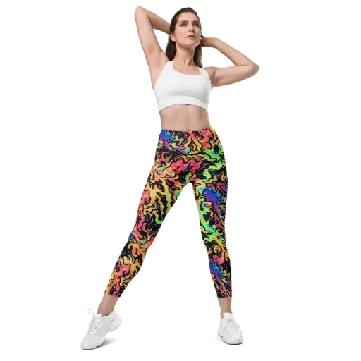 Candy Inferno on a Leggings with Pockets