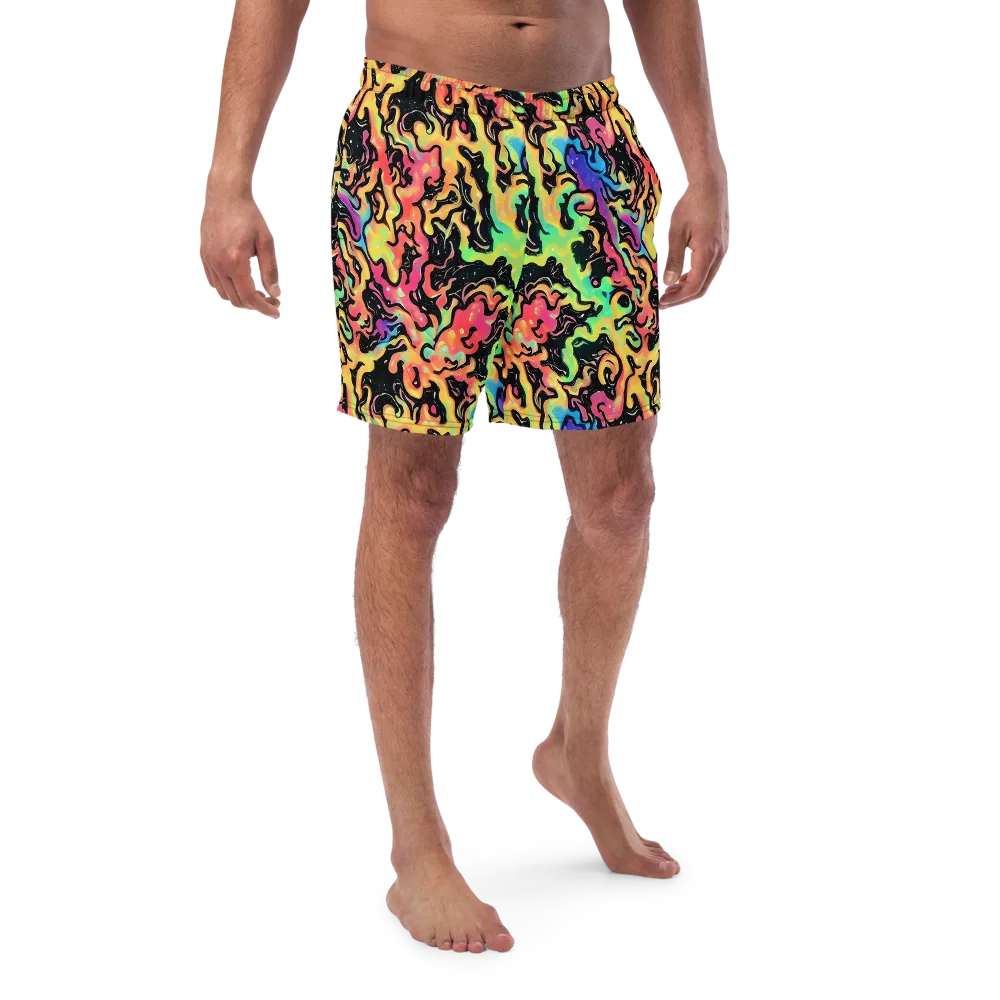 Candy Inferno on Swim Trunks — Front