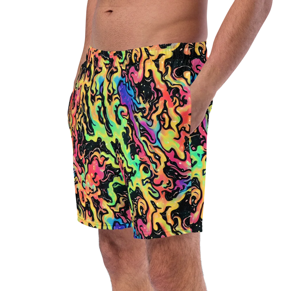 Candy Inferno on Swim Trunks — Left Front