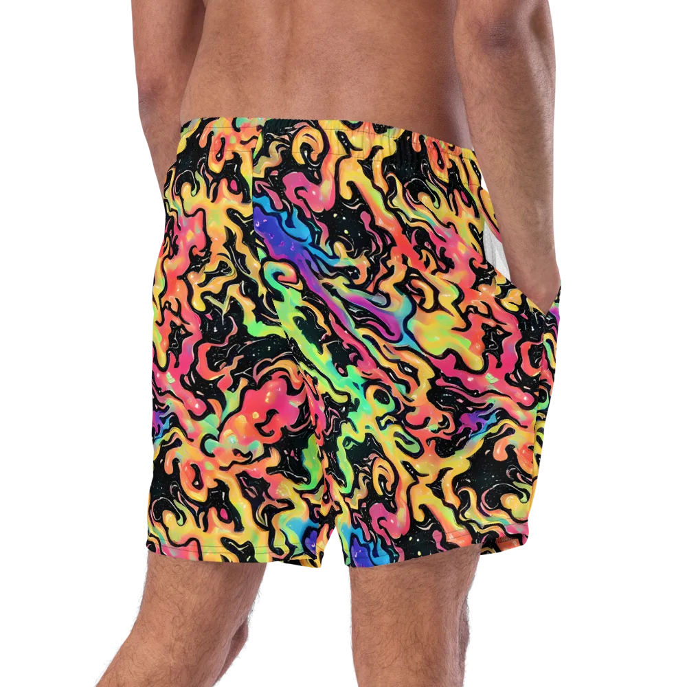 Candy Inferno on Swim Trunks — Right Back
