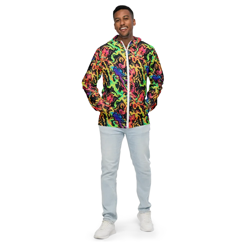 Candy Inferno on Men's Windbreaker — Front