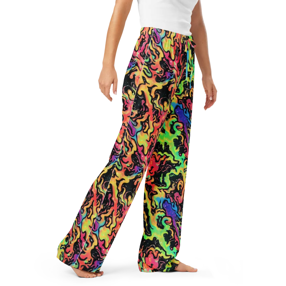 Candy Inferno on Women's Pajama Pants — Right Front