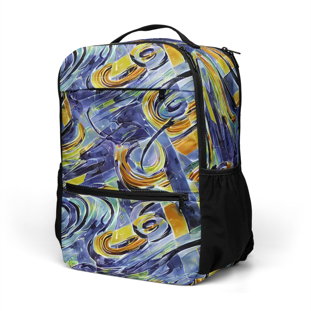 Blue Mercury on Utility Backpack — Left Front