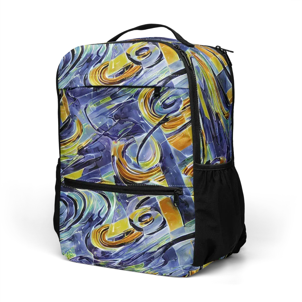 Blue Mercury on Utility Backpack — Left Front
