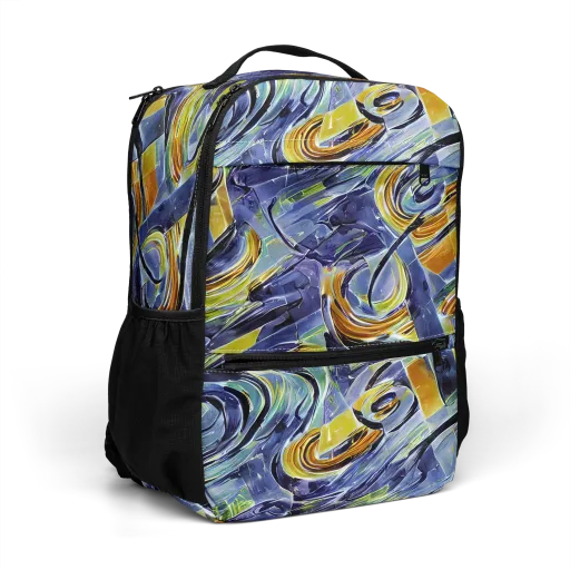 Blue Mercury on a Utility Backpack