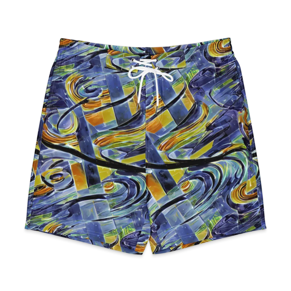 Blue Mercury on Men's Board Shorts — Front