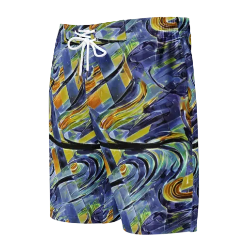 Blue Mercury on a Men's Board Shorts
