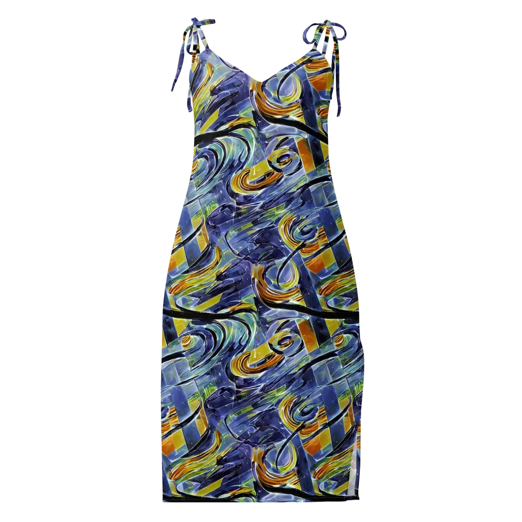 Blue Mercury on Slip Dress — Front