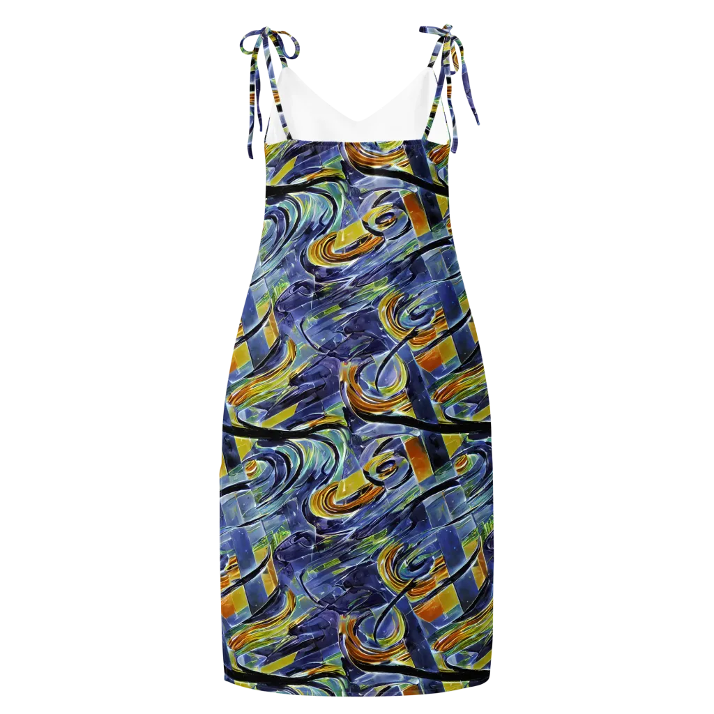 Blue Mercury on Slip Dress — Back