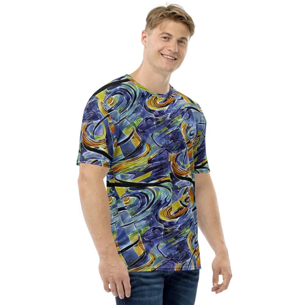 Blue Mercury on Men's Crew Neck T-Shirt — Right