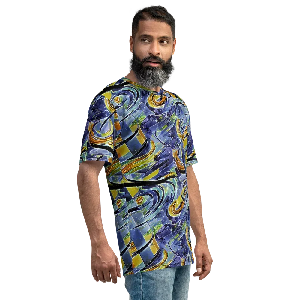 Blue Mercury on Men's Crew Neck T-Shirt — Right