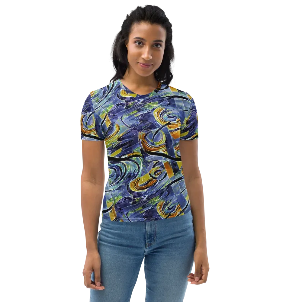 Blue Mercury on Women's Crew Neck T-Shirt — Front