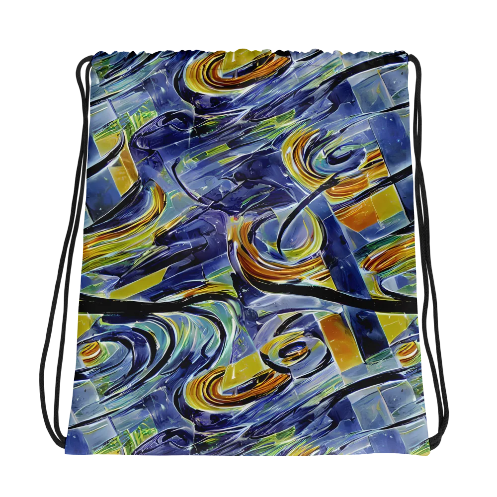 Blue Mercury on Drawstring Bag — Photo