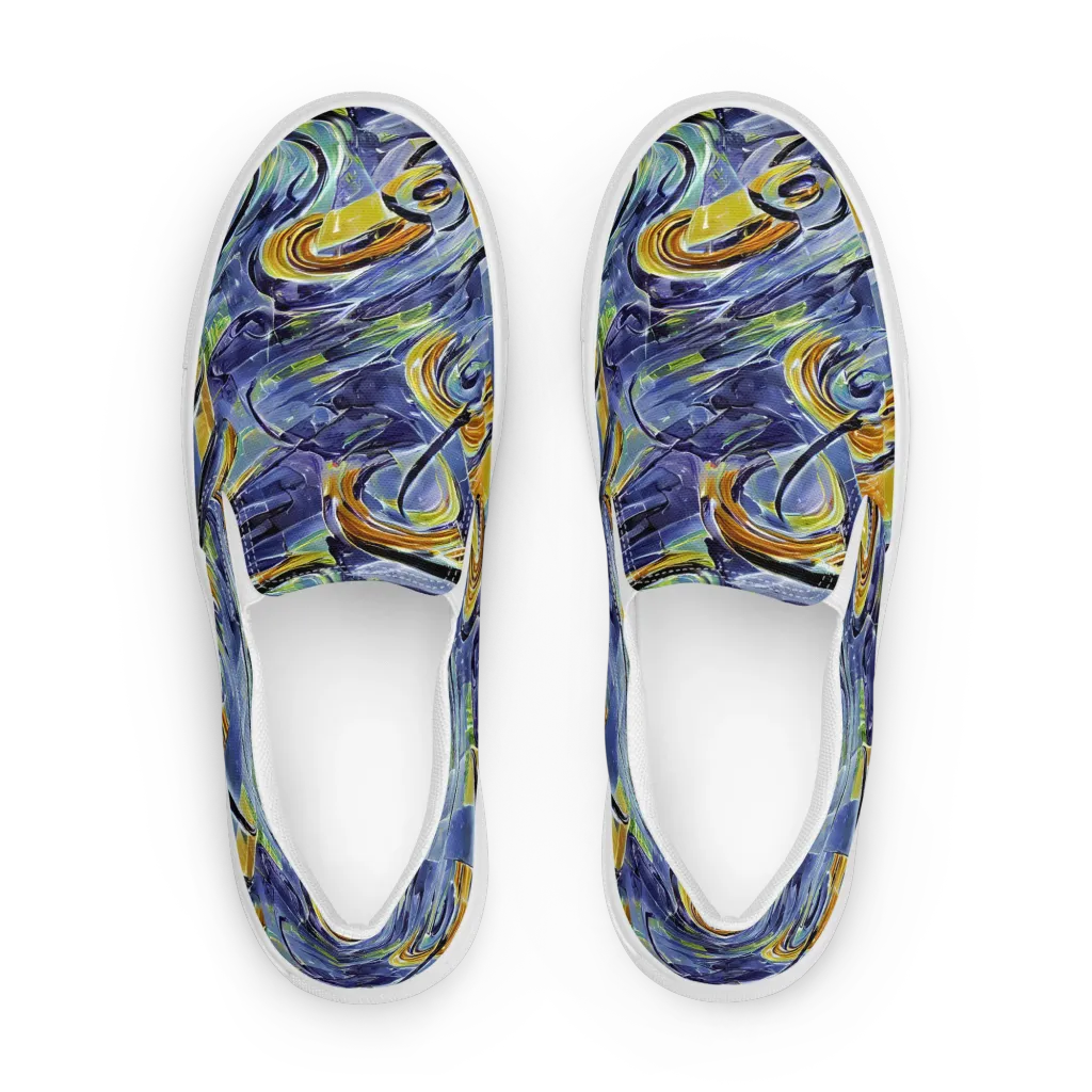 Blue Mercury on Women's Slip-On Canvas Shoes — Front