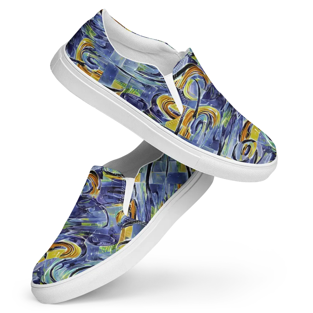 Blue Mercury on Women's Slip-On Canvas Shoes — Front