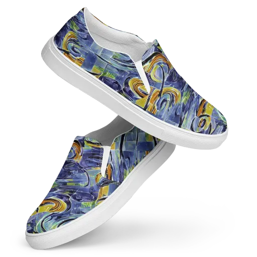 Blue Mercury on a Women's Slip-On Canvas Shoes