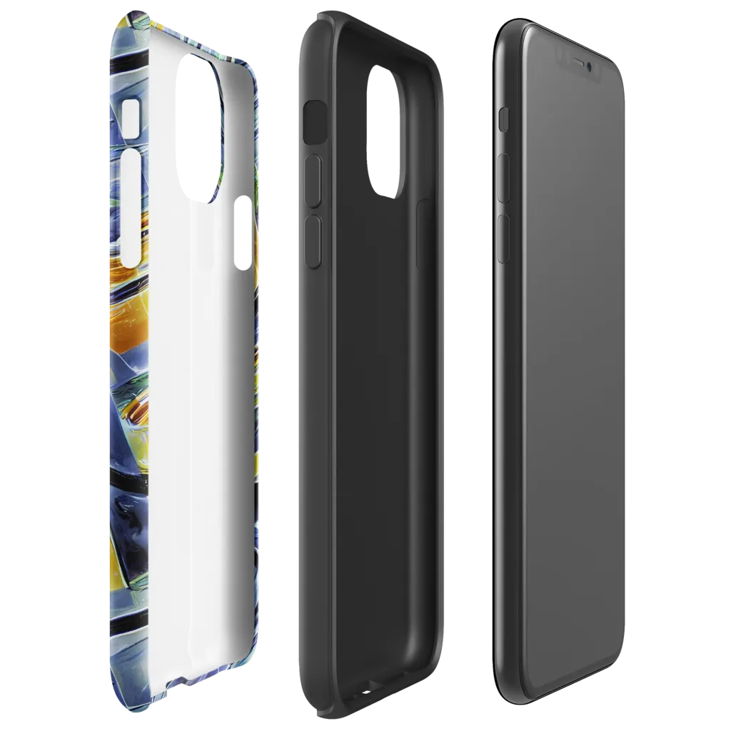 Blue Mercury on Tough Case for iPhone® — Right