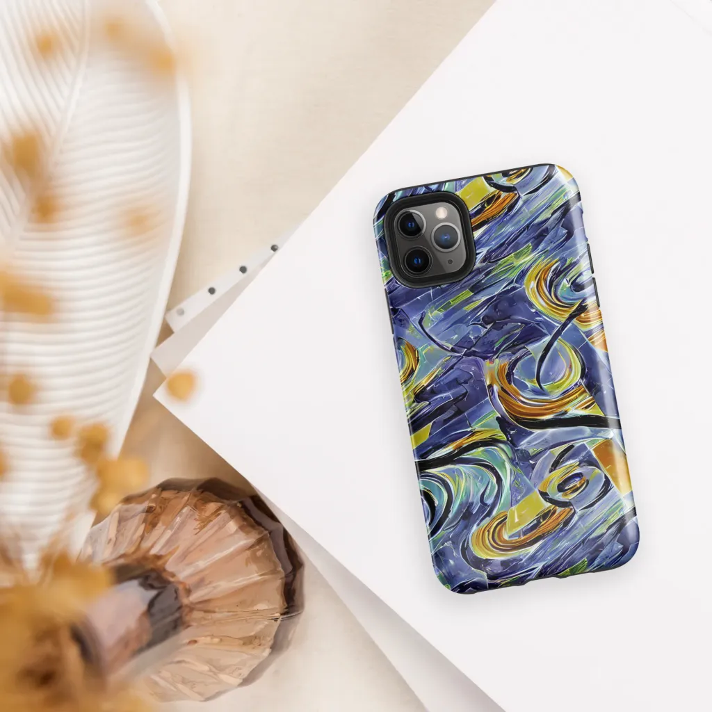 Blue Mercury on Tough Case for iPhone® — Front