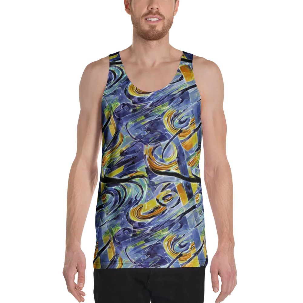 Blue Mercury on Men's Tank Top — Front