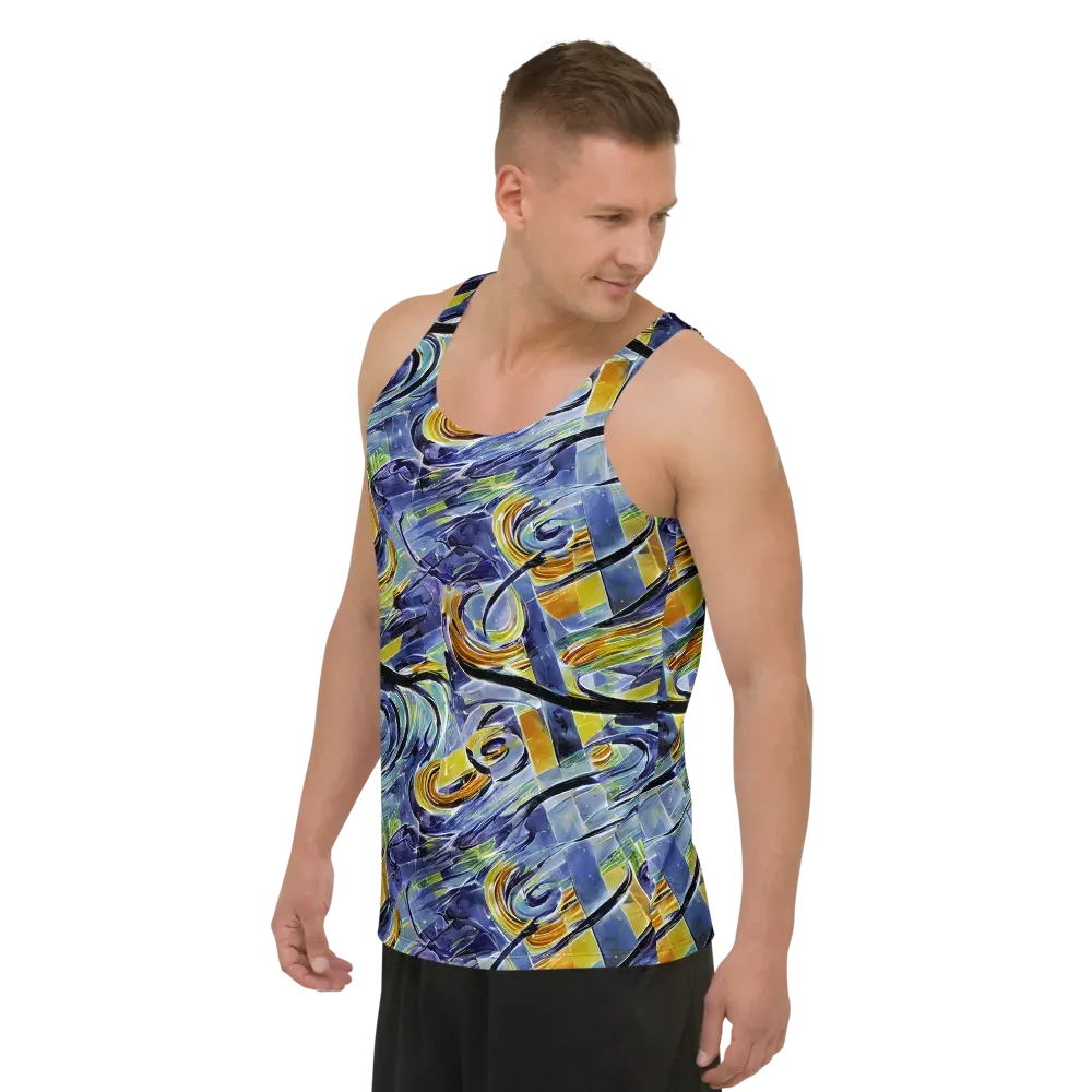 Blue Mercury on Men's Tank Top — Left Front