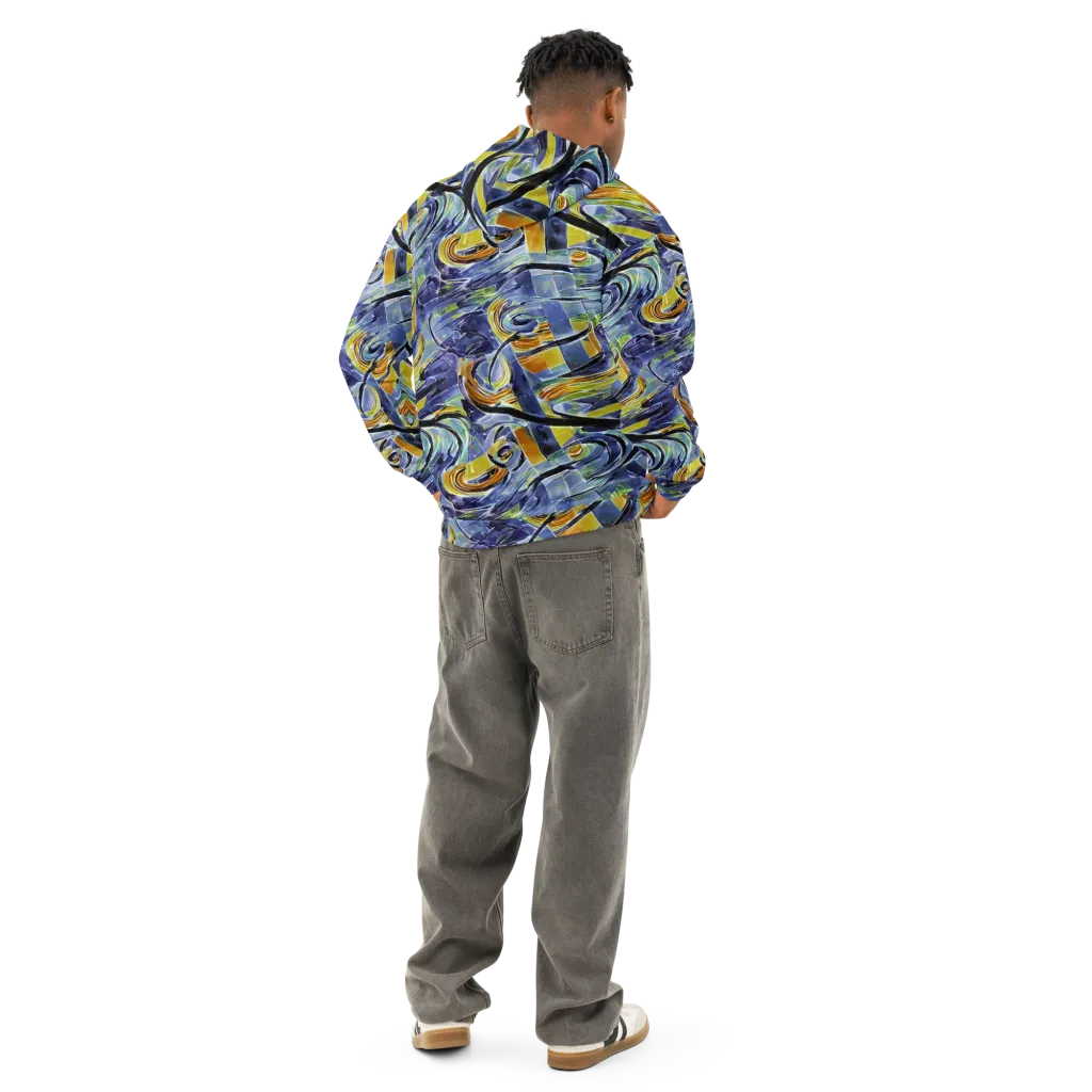 Blue Mercury on Cotton Hoodie — Back