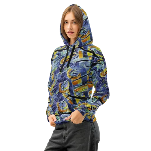 Blue Mercury on a Cotton Hoodie