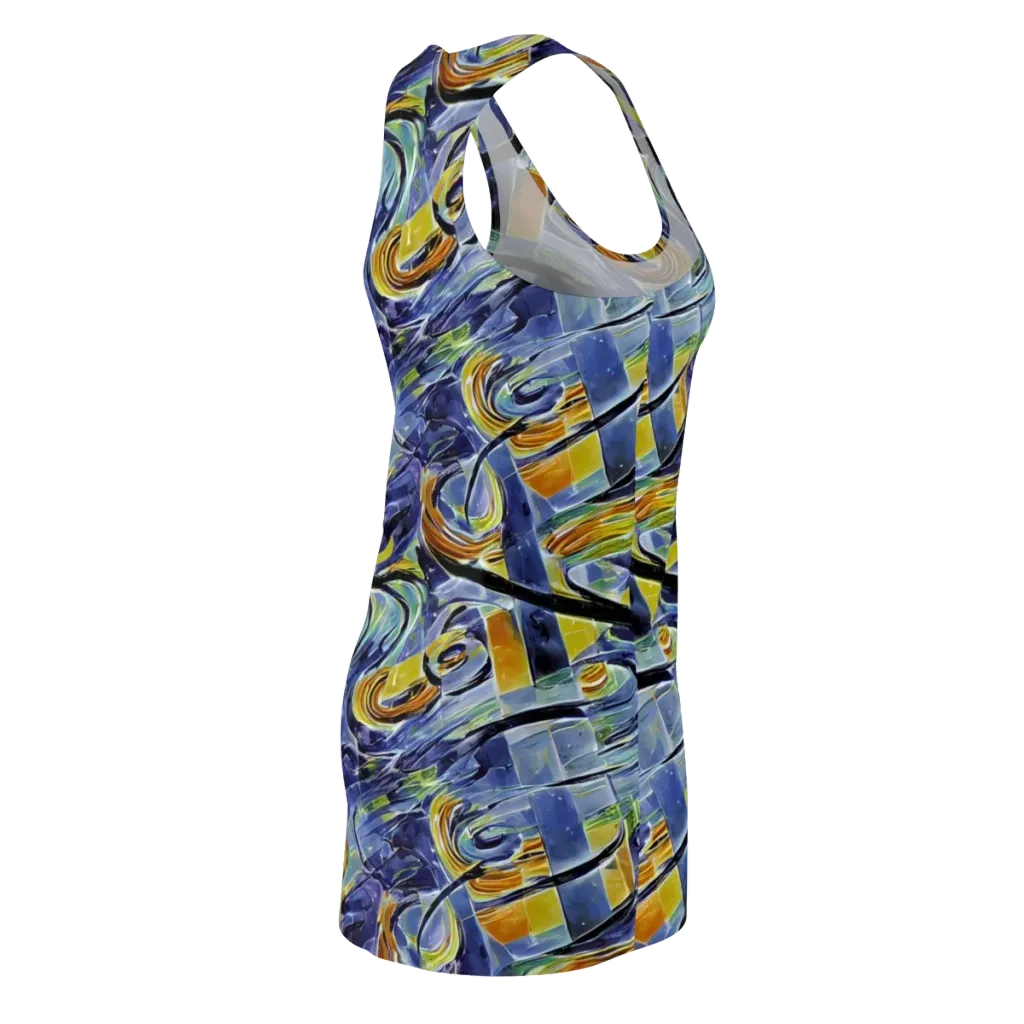 Blue Mercury on Racerback Dress — Back Side