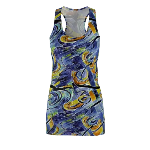 Blue Mercury on a Racerback Dress