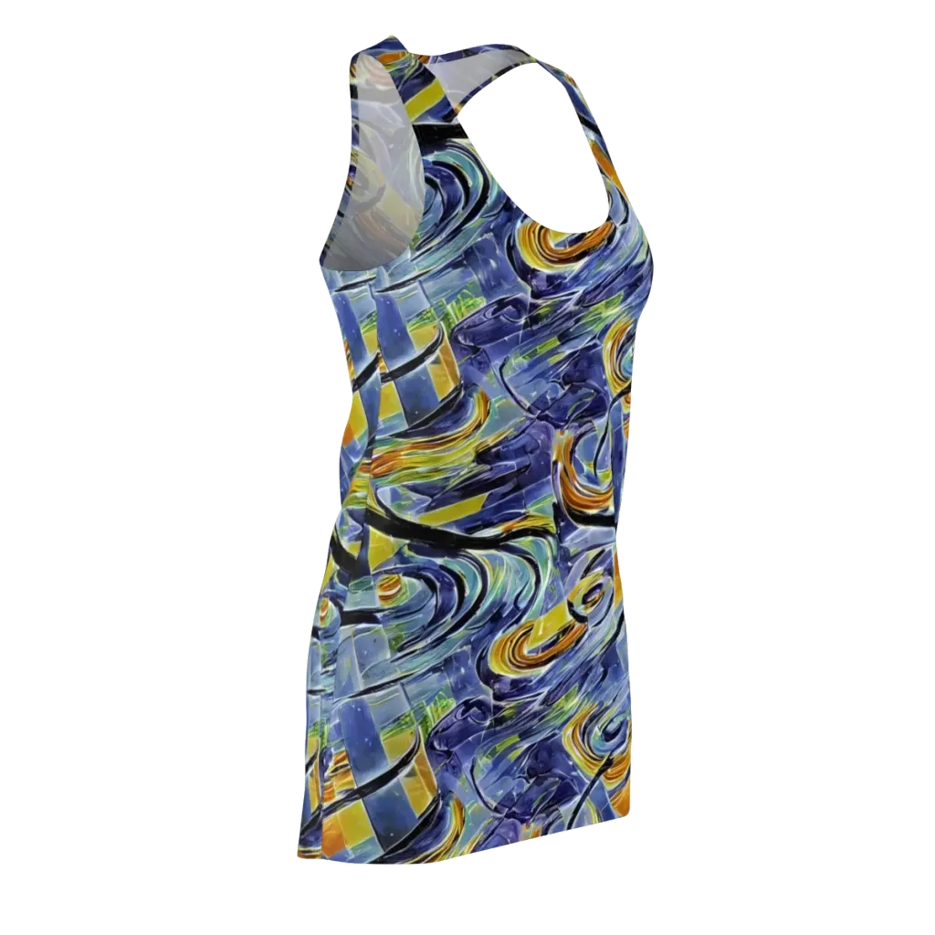 Blue Mercury on Racerback Dress — Front Side