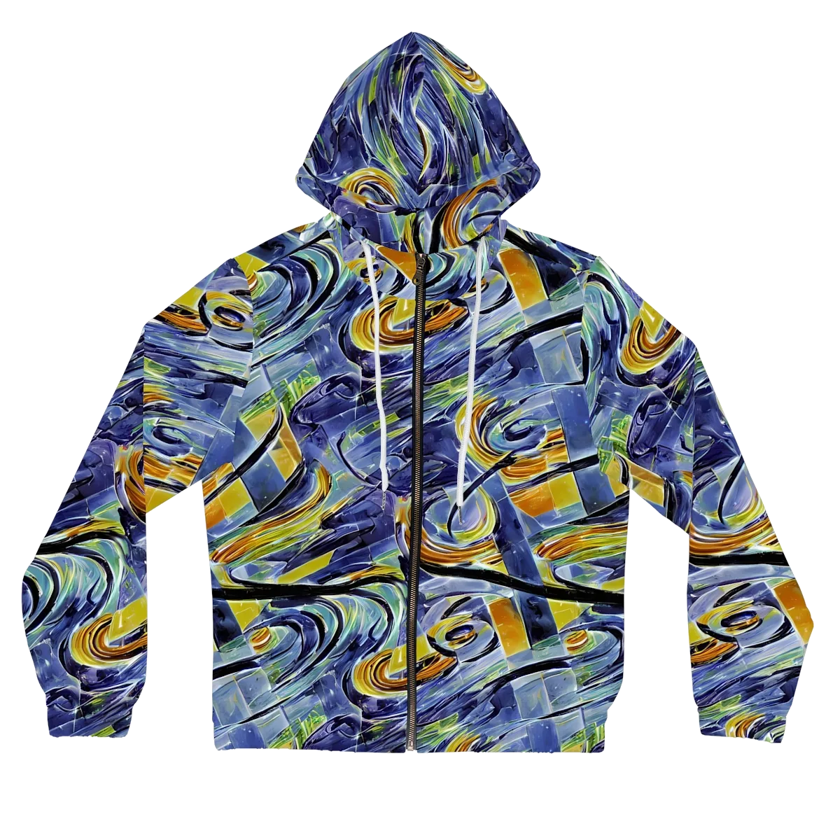 Blue Mercury on Women's Full-Zip Hoodie — Front