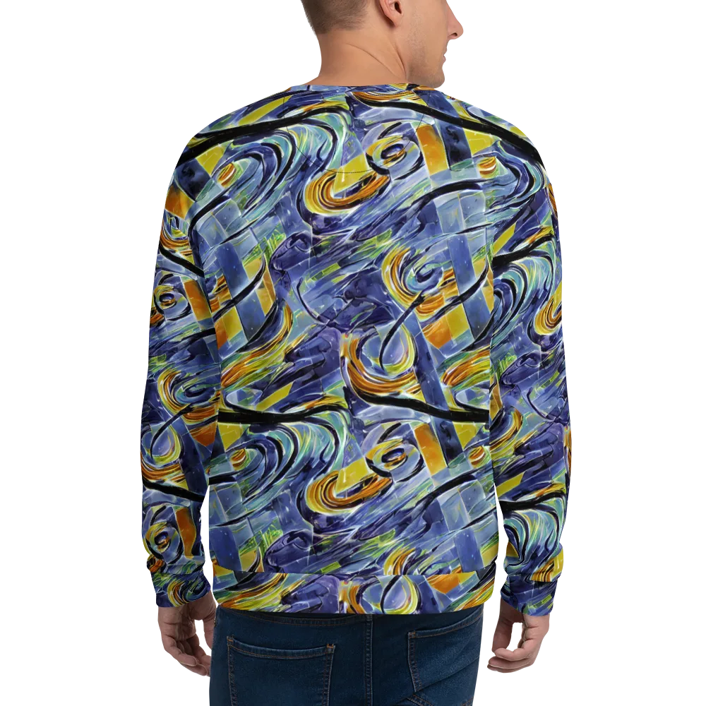 Blue Mercury on Sweatshirt — Back