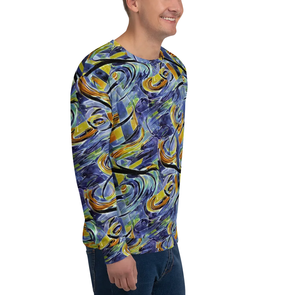 Blue Mercury on Sweatshirt — Right Front
