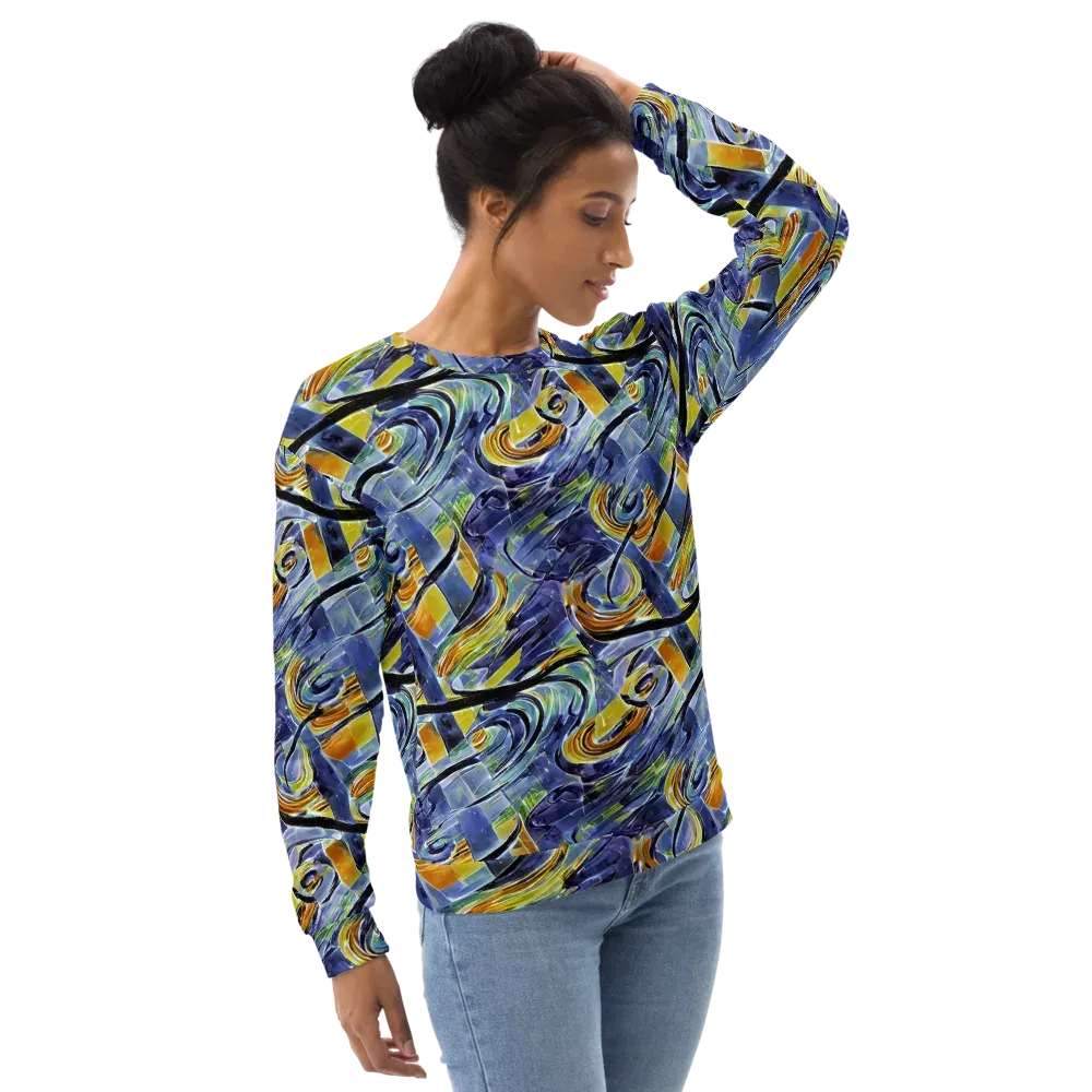 Blue Mercury on Sweatshirt — Right Front