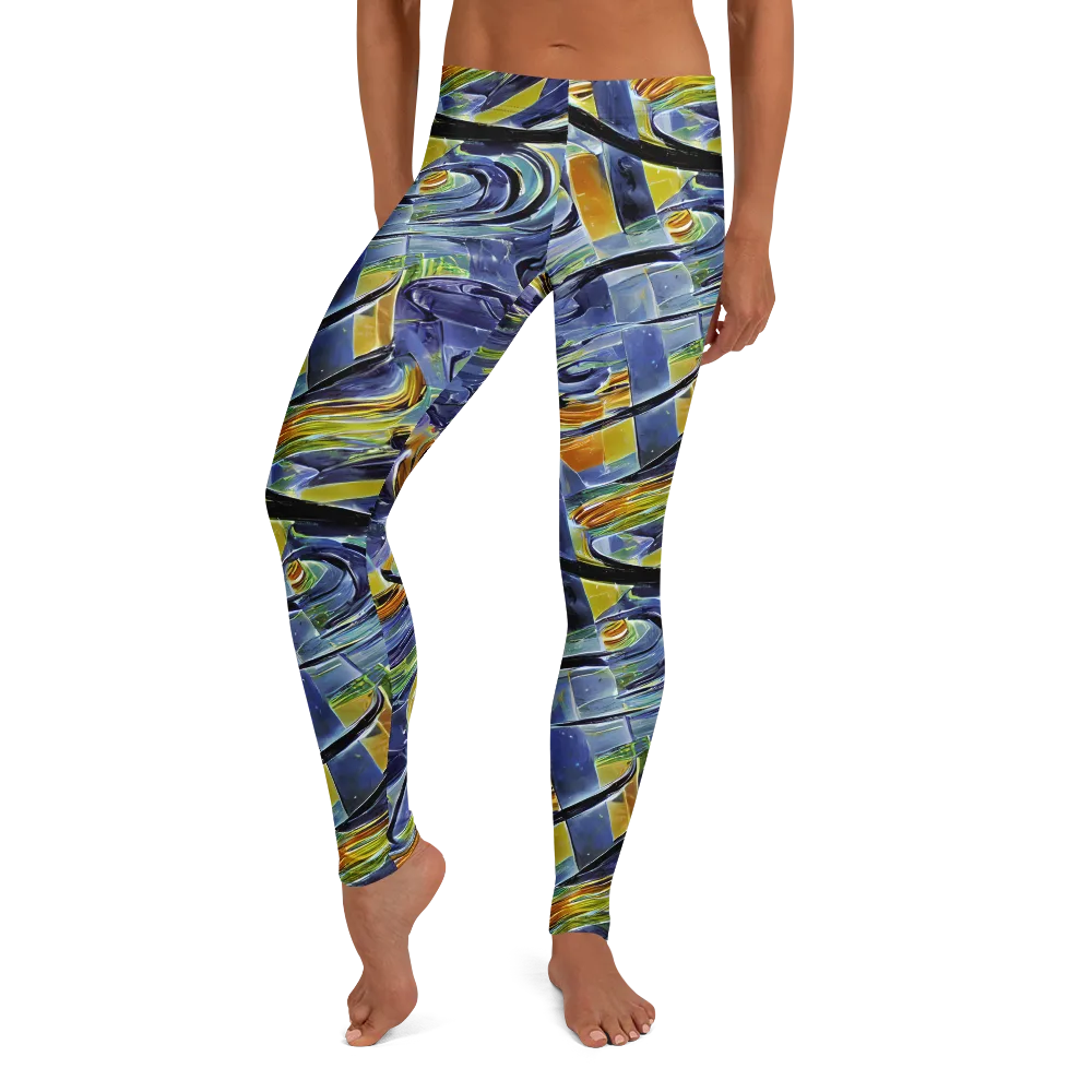 Blue Mercury on Leggings — Front