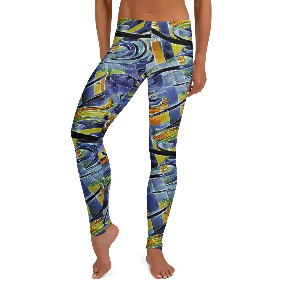 Blue Mercury on Leggings — Front